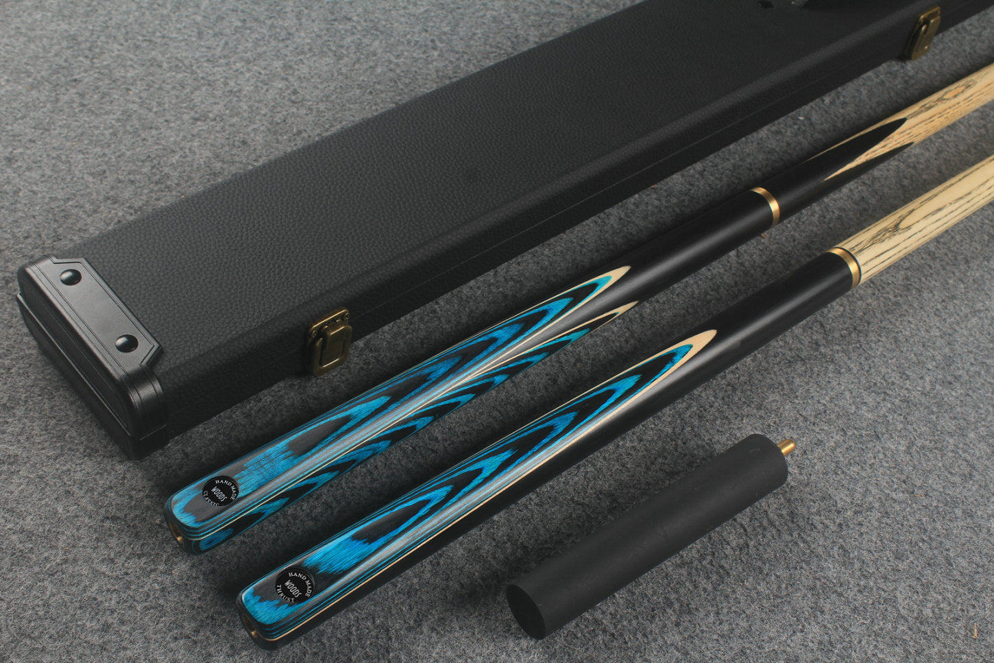 3/4 ASH english pool cue + break cue + case # 511