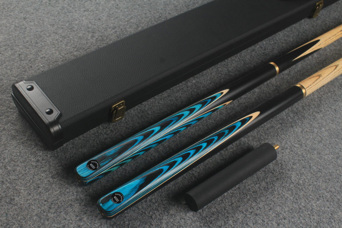 3/4 ASH english pool cue + break cue + case # 513