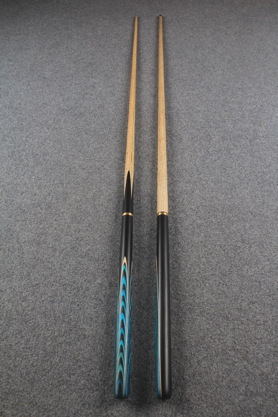 3/4 ASH english pool cue + break cue + case # 513