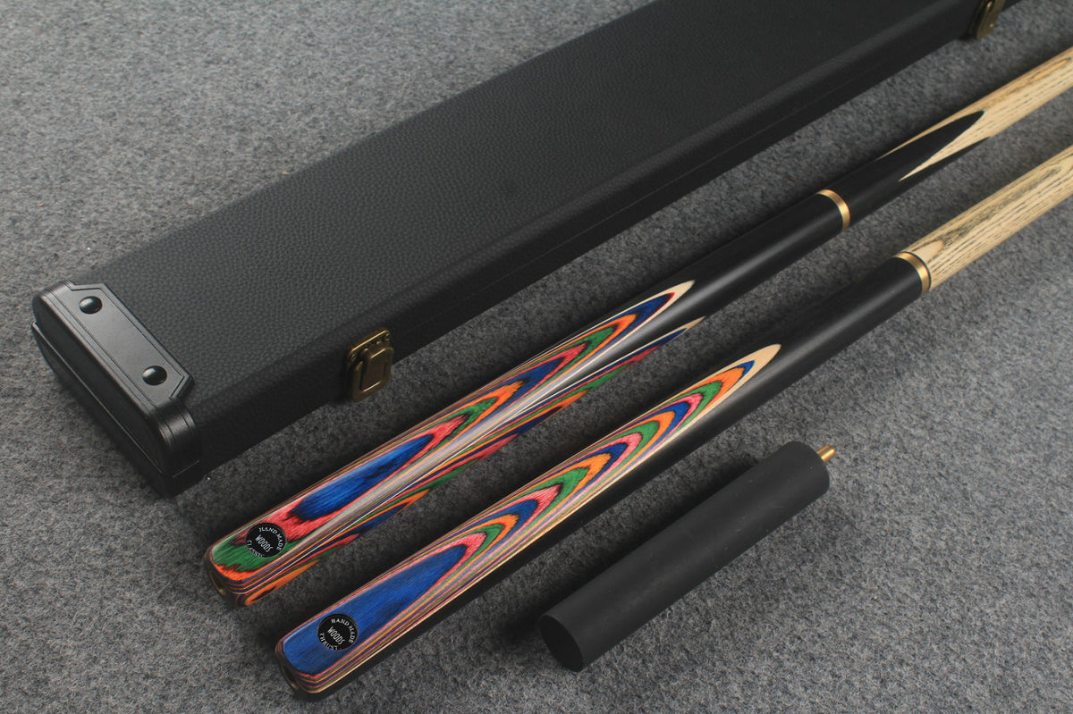 3/4 ASH english pool cue + break cue + case # 515