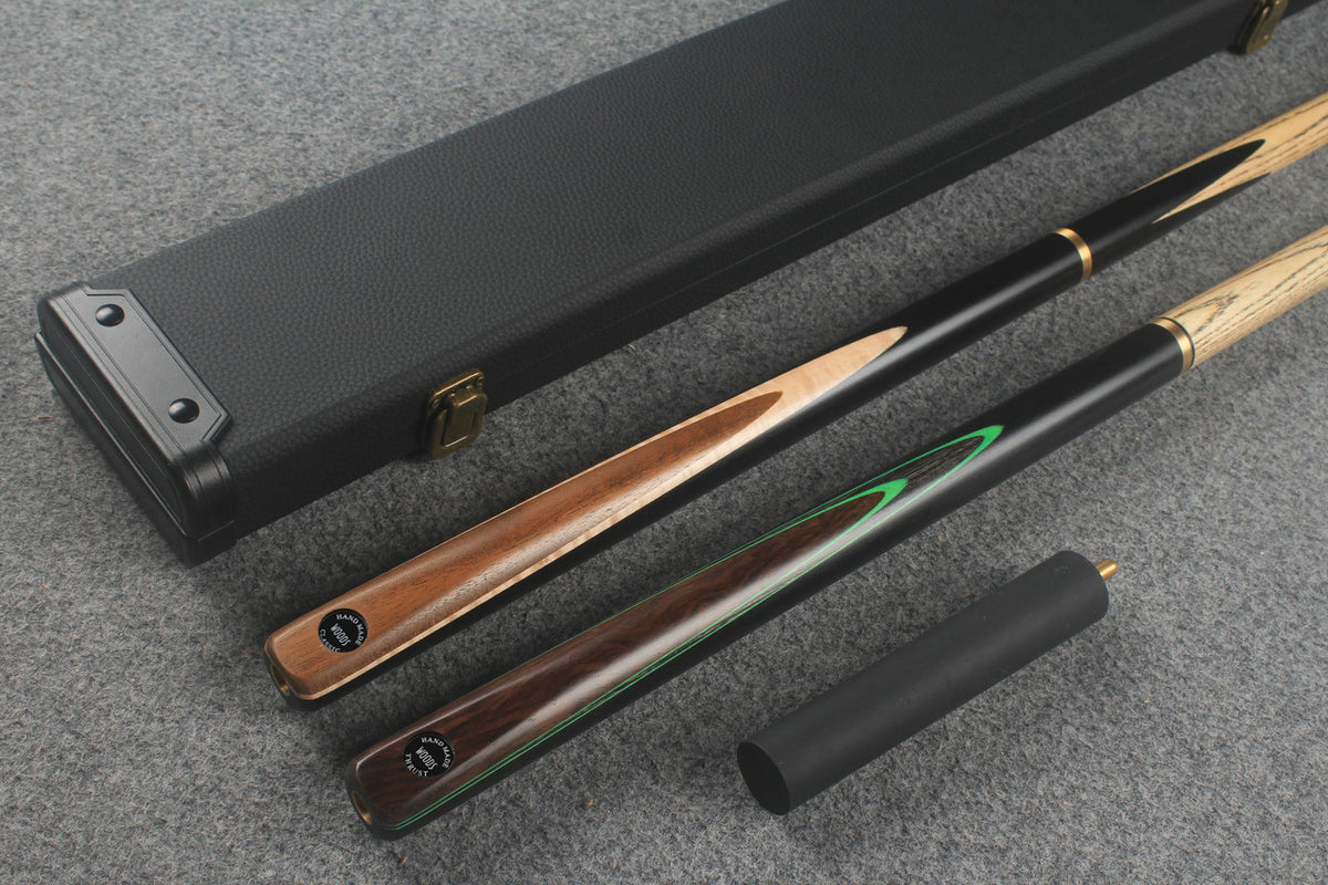 3/4 ASH english pool cue + break cue + case # 518
