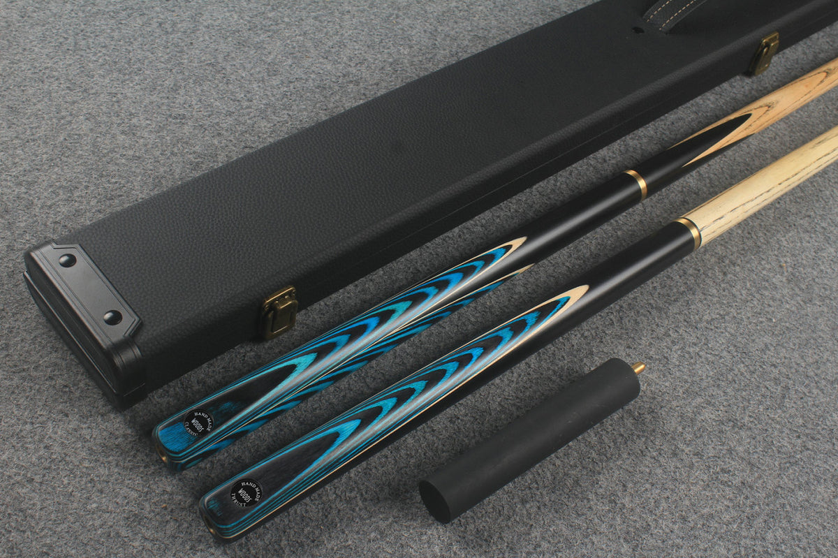 3/4 ASH english pool cue + break cue + case # 519