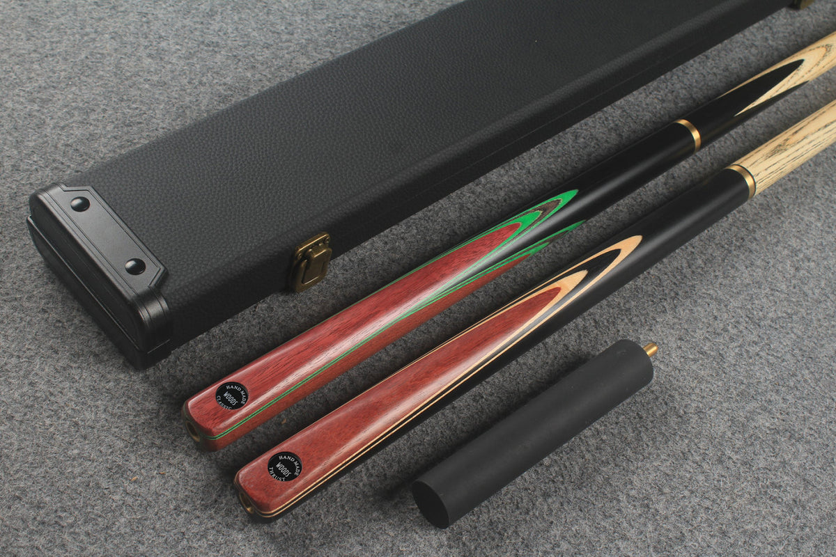 3/4 ASH english pool cue + break cue + case # 520