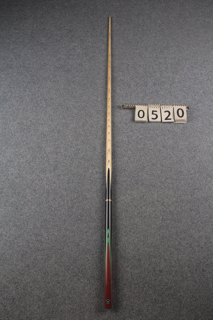 3/4 ASH english pool cue + break cue + case # 520