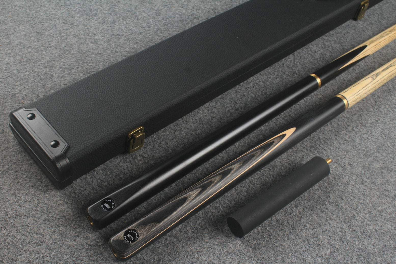3/4 ASH english pool cue + break cue + case # 521