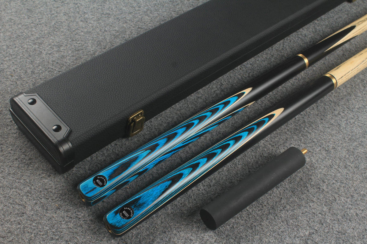 3/4 ASH english pool cue + break cue + case # 525