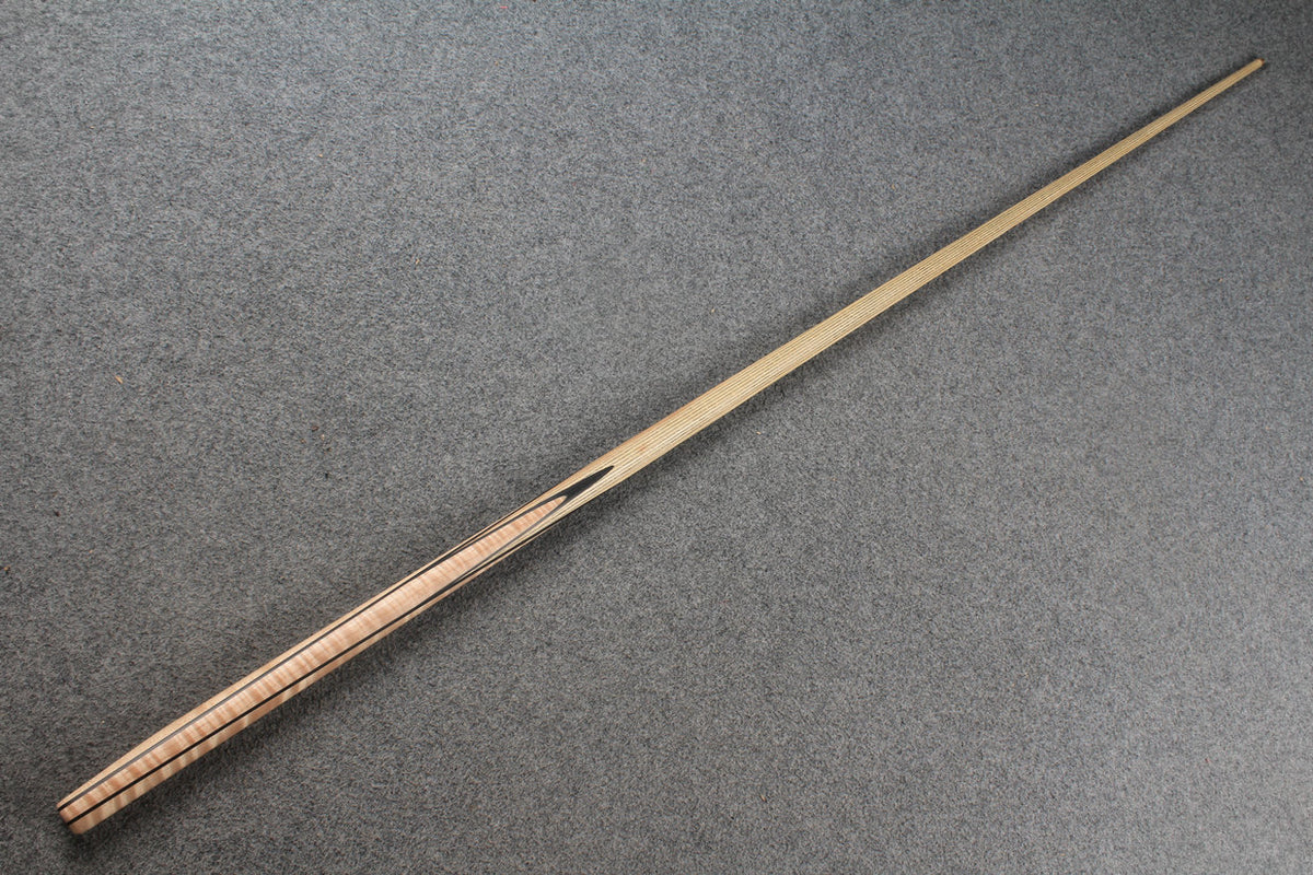 CHEVRONS+ 1 piece ash snooker cue  #5532