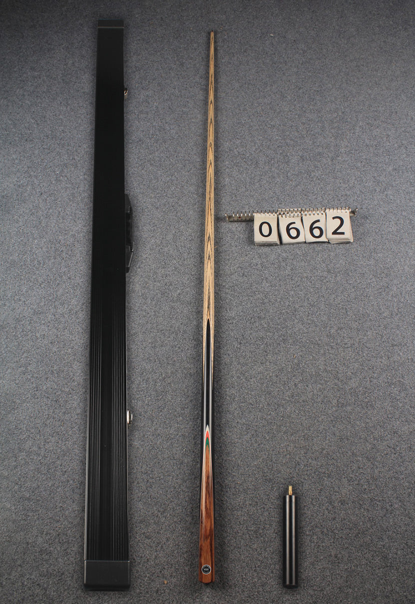 1 piece ash 59'' chinese 8 ball pool cue #662 woods custom cue