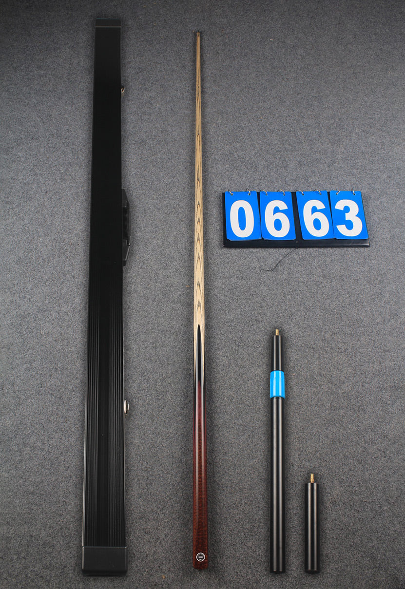 ★★★ 1 piece ash 59'' snooker cue # 663