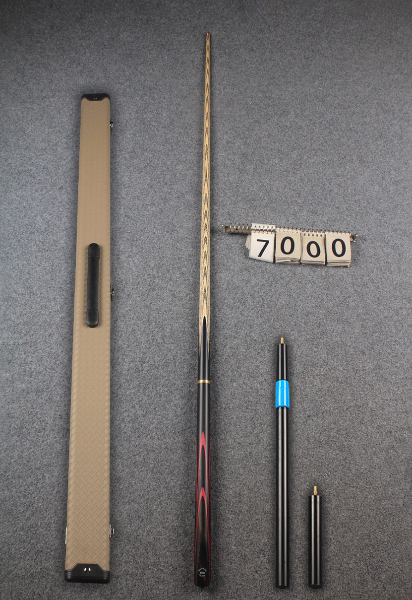3/4 ash snooker cue  #7000 WOODS CUES