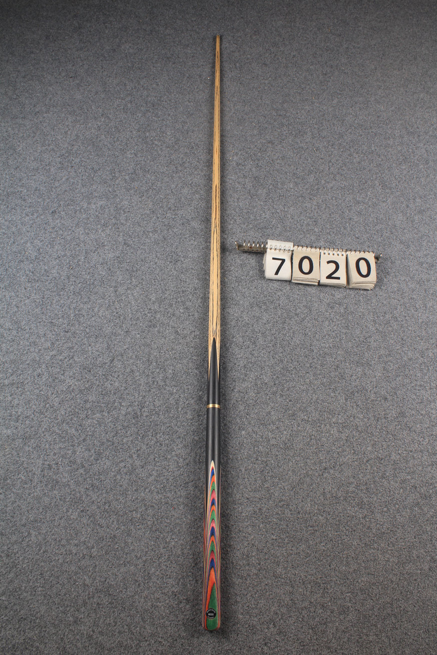 3/4 ash snooker cue  #7020 WOODS CUES