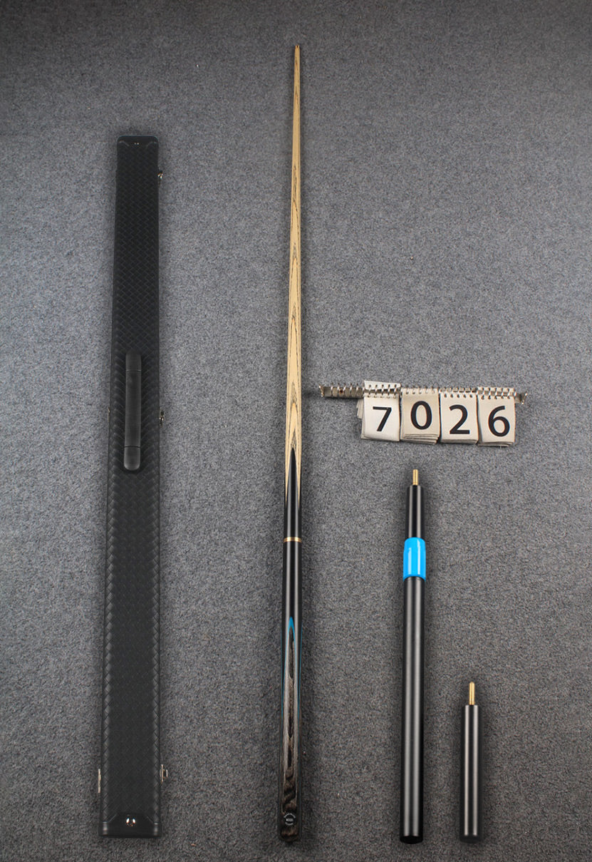 Exclusive 3/4 ash snooker cue  # 7026 WOODS CUES