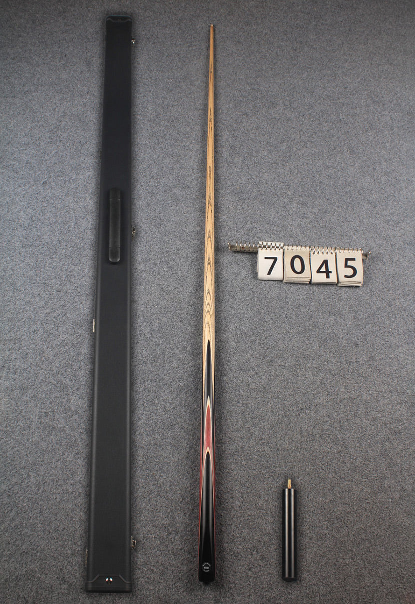 1 piece ash english pool cue # 7045