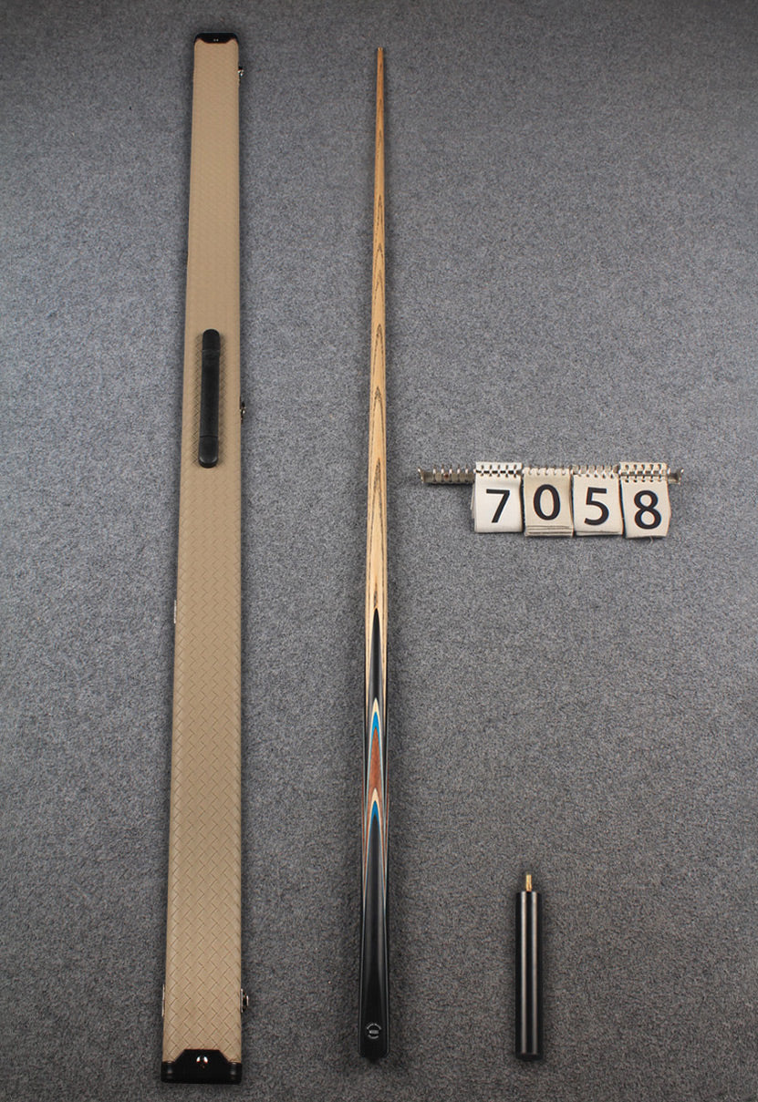 1 piece ash english pool cue # 7058