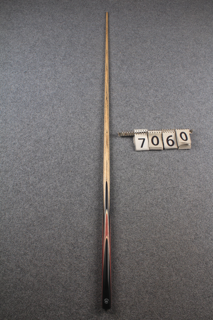 1 piece ash english pool cue # 7060 WOODS CUES