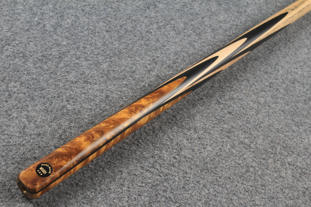 ★★★  1 piece ash snooker cue # 7070 WOODS CUES