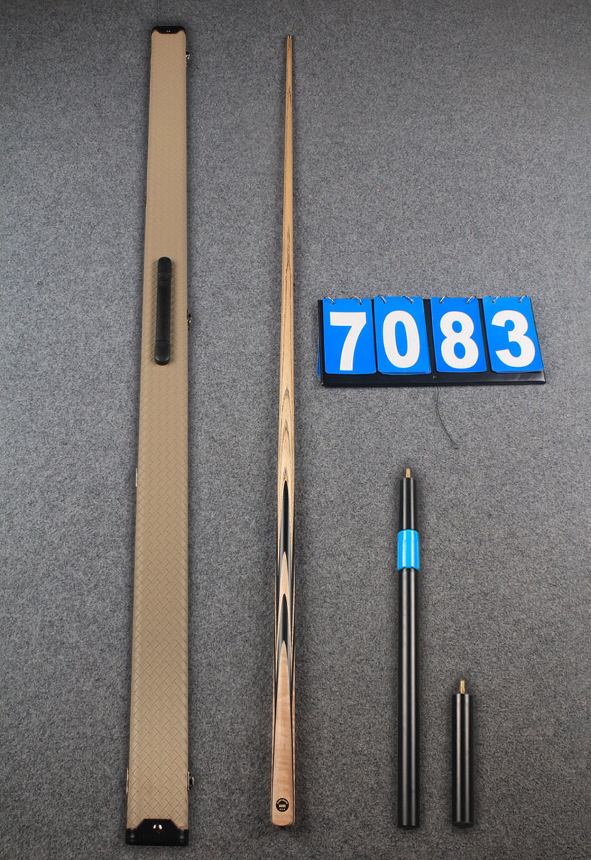 ★★★  1 piece ash snooker cue # 7083 WOODS CUES