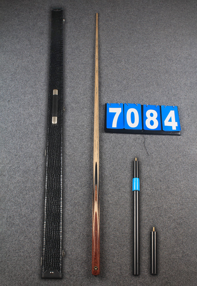 ★★★  1 piece ash snooker cue # 7084 WOODS CUES