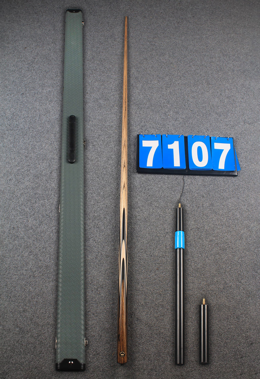 ★★★  1 piece ash snooker cue # 7107 WOODS CUES