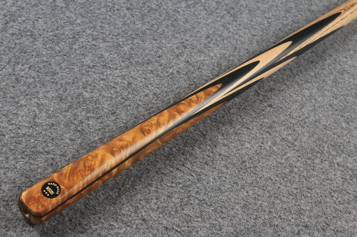 ★★★  1 piece ash snooker cue # 7108 WOODS CUES