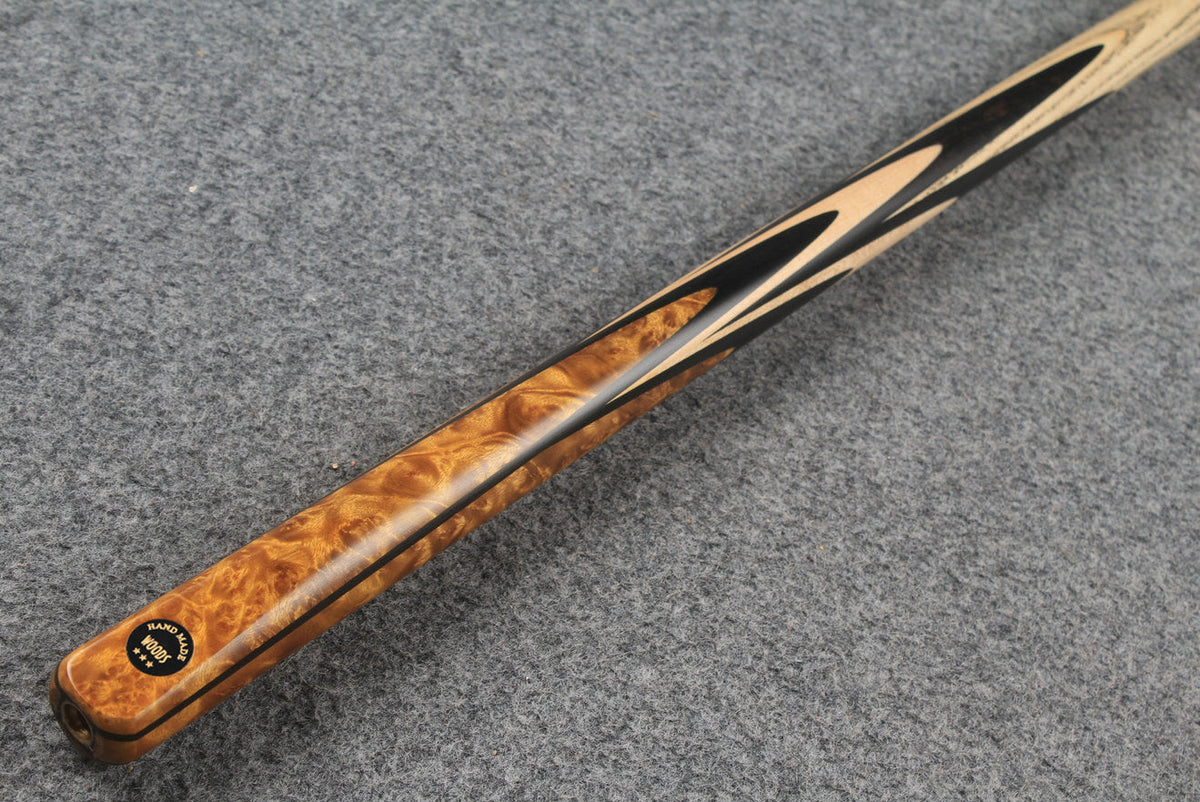 ★★★  1 piece ash snooker cue # 7112 WOODS CUES