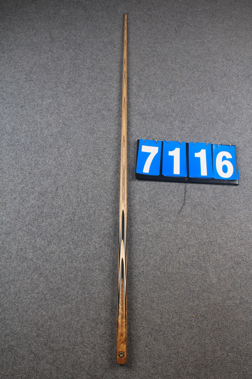 ★★★  1 piece ash snooker cue # 7116 WOODS CUES