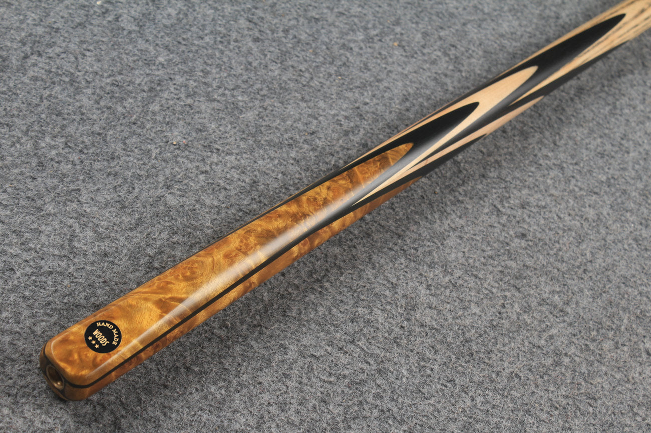 ★★★  1 piece ash snooker cue # 7116 WOODS CUES