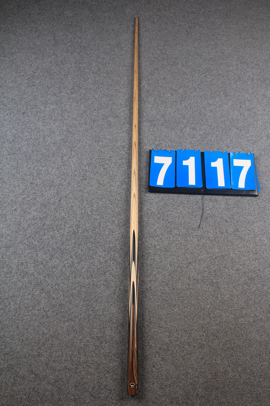 ★★★  1 piece ash snooker cue # 7117 WOODS CUES