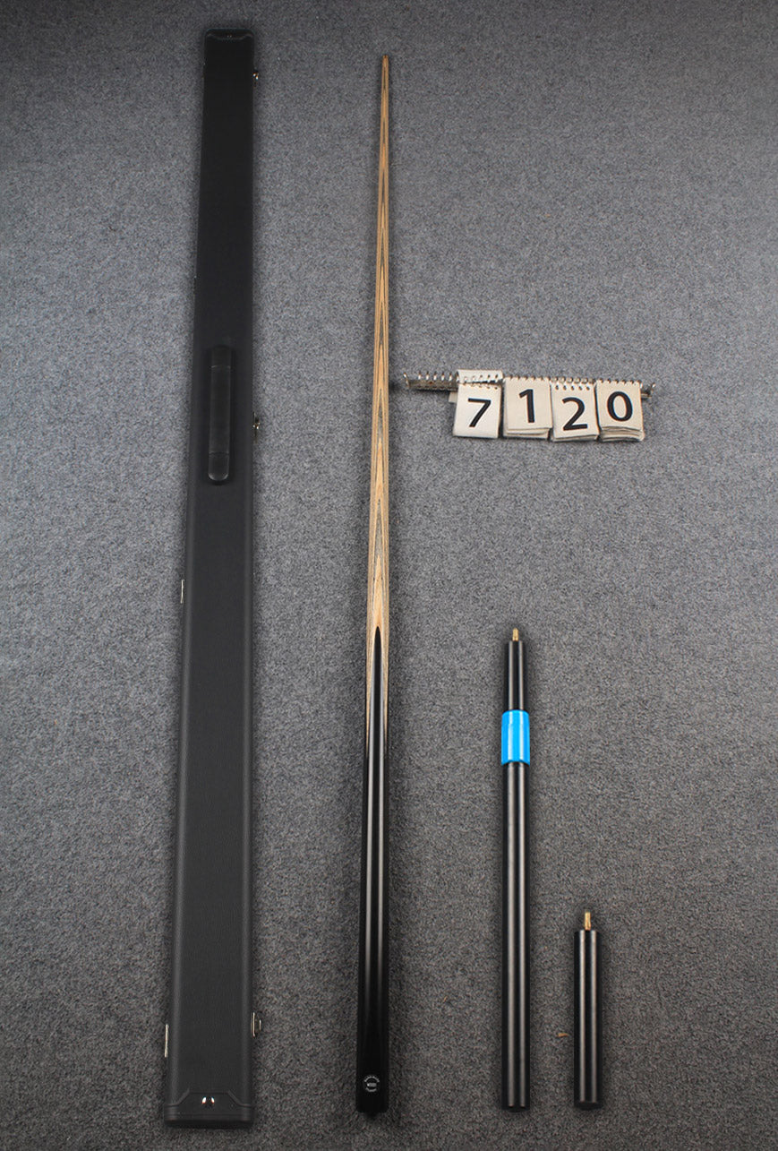 chevrons+ 1 piece ash 59" snooker cue  #7120