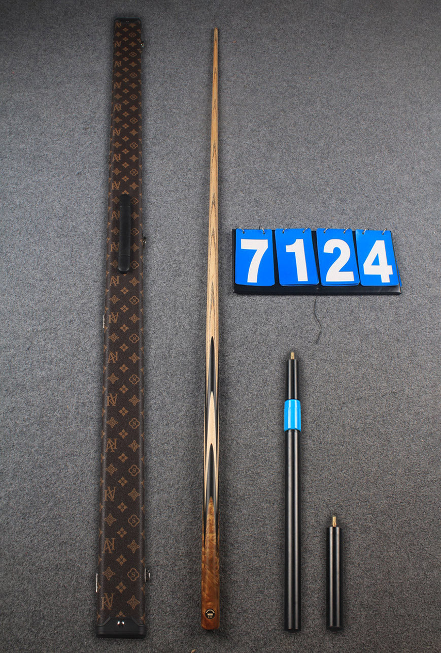 ★★★  1 piece ash 60&#39;&#39; snooker cue # 7124