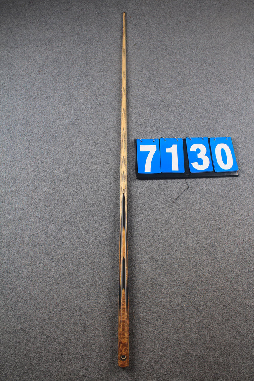 ★★★  1 piece ash 59'' snooker cue # 7130 WOODS CUES