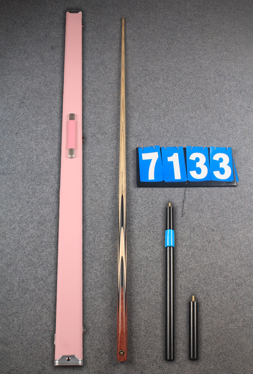 ★★★  1 piece ash 59'' snooker cue # 7133 WOODS CUES