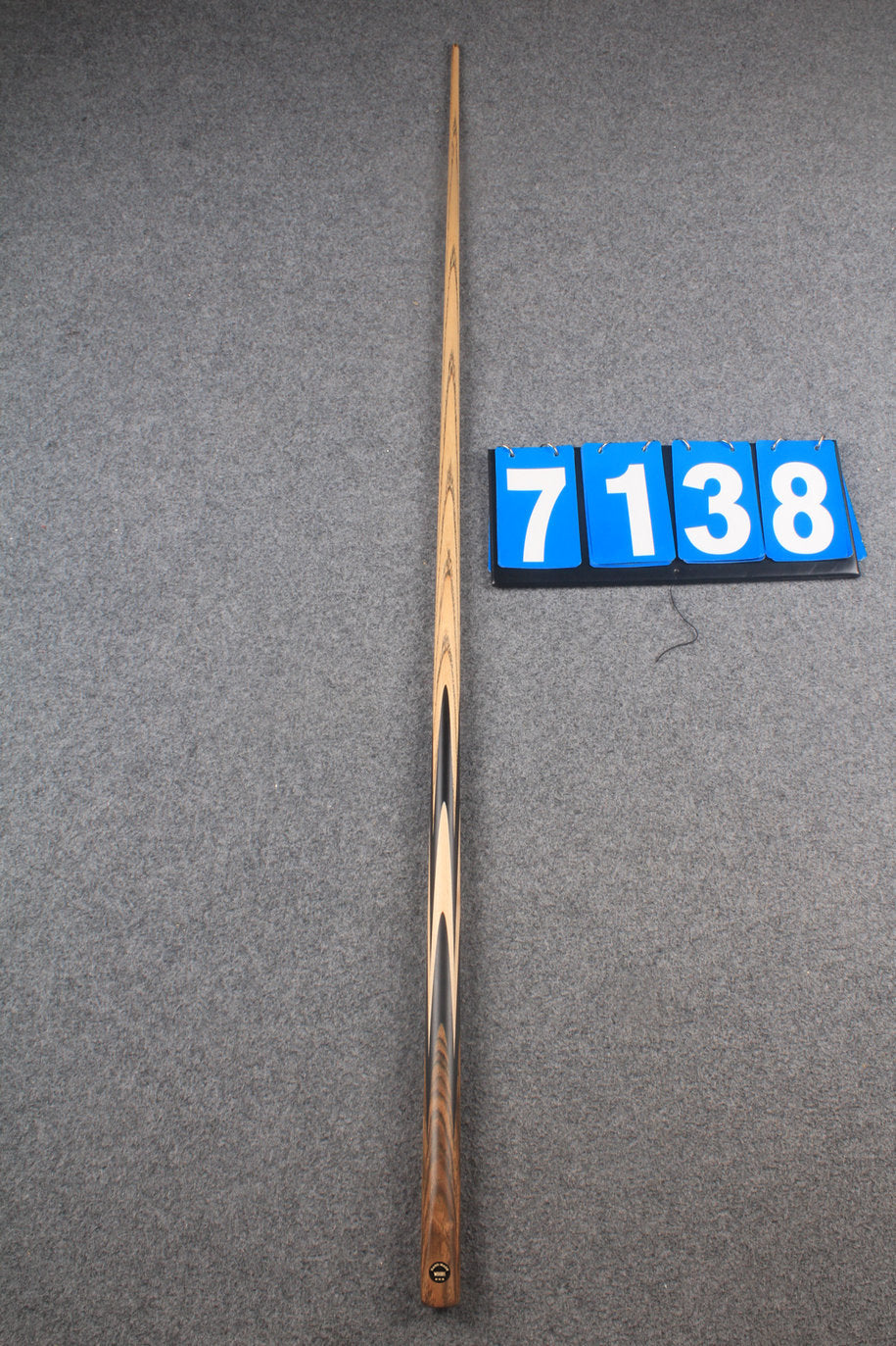 ★★★  1 piece ash snooker cue # 7138 WOODS CUES