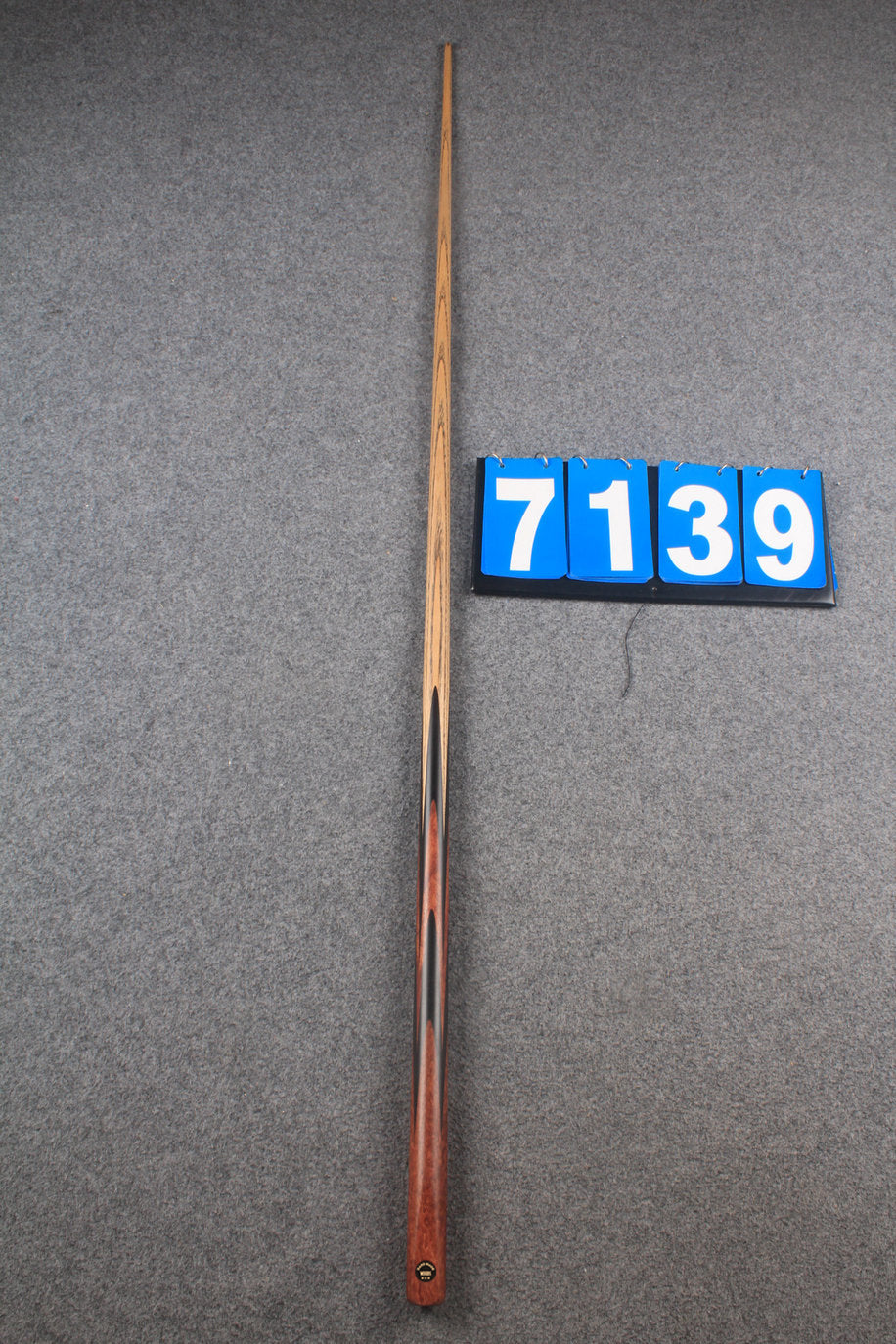 ★★★  1 piece ash 59'' snooker cue # 7139 WOODS CUES