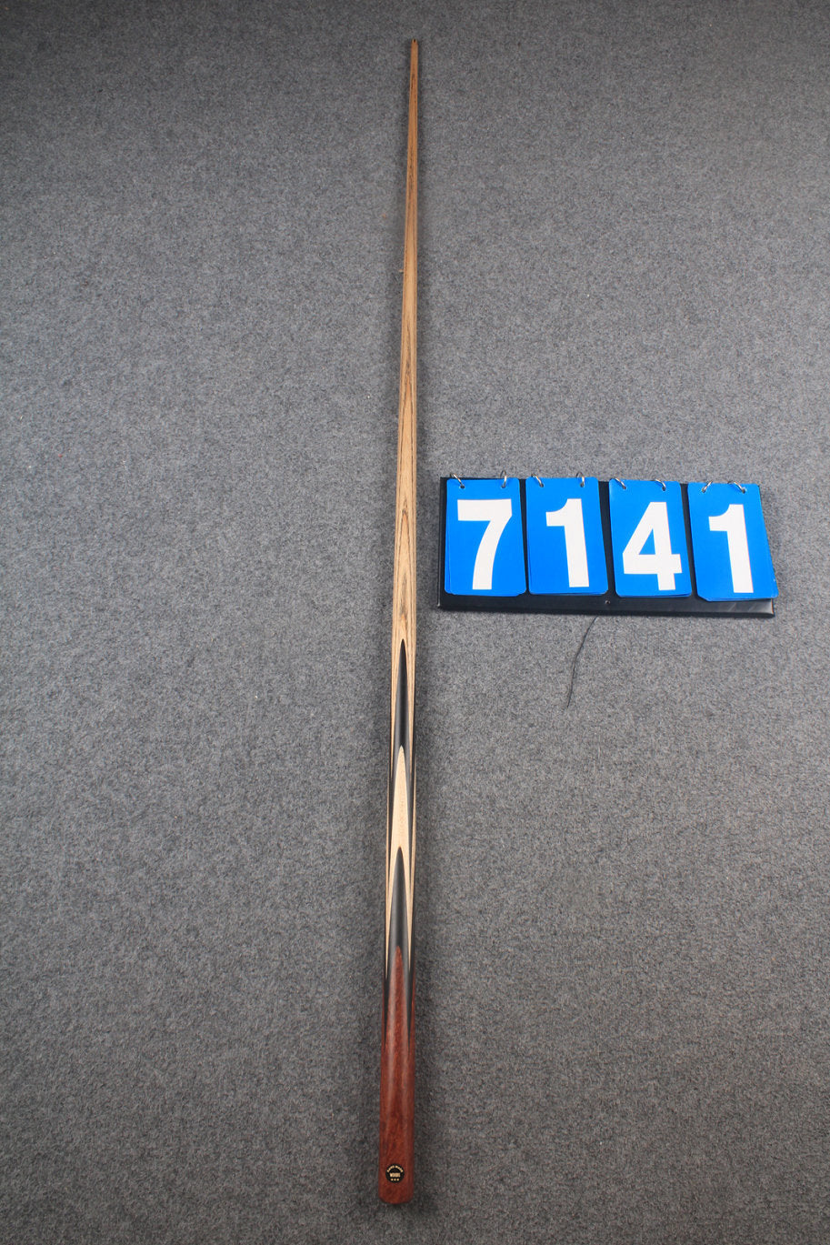 ★★★  1 piece ash 59'' snooker cue # 7141 WOODS CUES