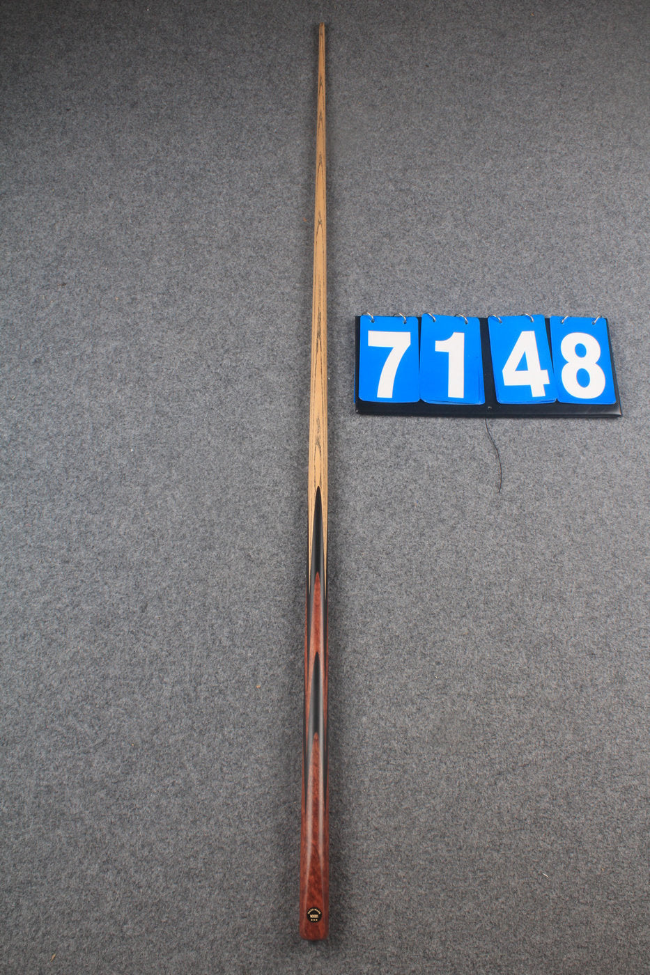 ★★★  1 piece ash snooker cue # 7148 WOODS CUES
