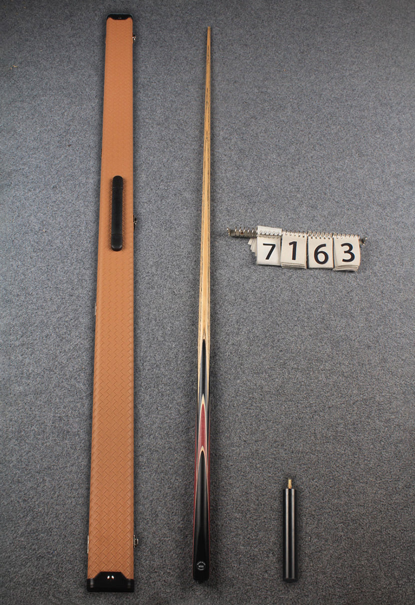 1 piece ash english pool cue # 7163 WOODS CUES