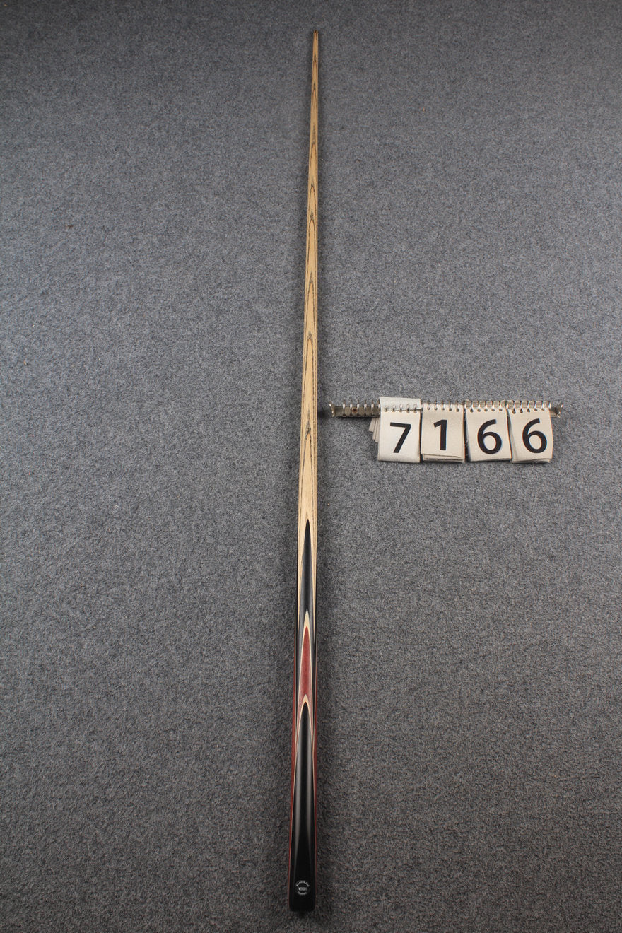 1 piece ash english pool cue # 7166 WOODS CUES
