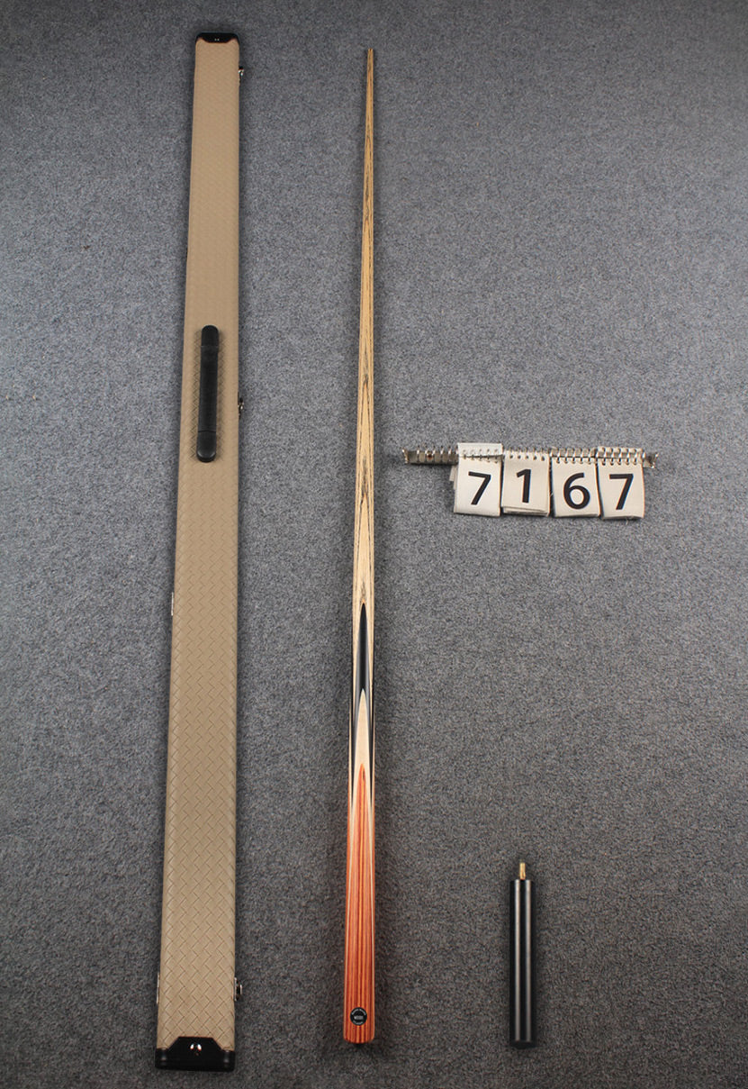1 piece ash english pool cue # 7167