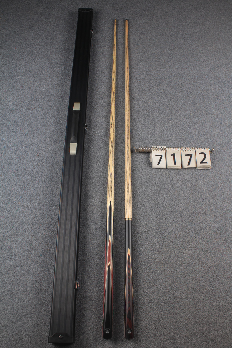 1 piece ASH english pool cue + break cue + case # 7172