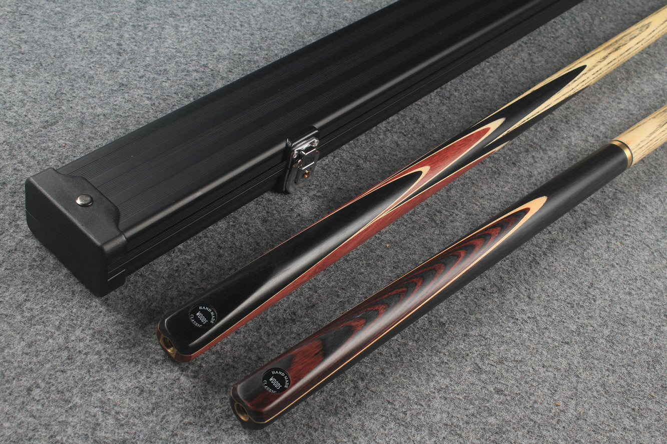 1 piece ASH english pool cue + break cue + case # 7172