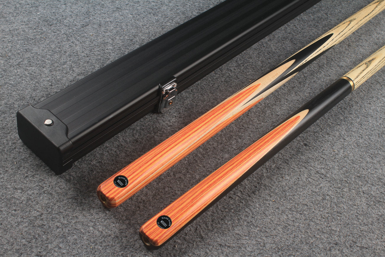 1 piece ASH english pool cue + break cue + case # 7173