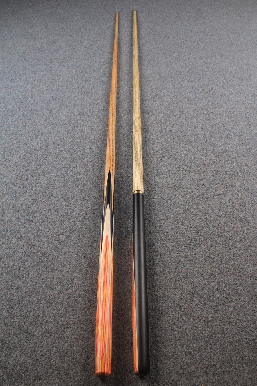 1 piece ASH english pool cue + break cue + case # 7176