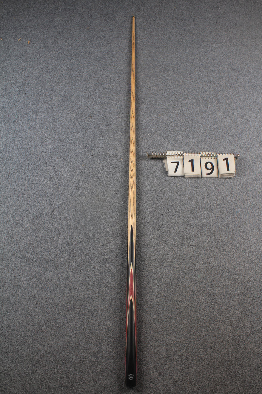 1 piece ash snooker cue # 7191 WOODS CUES