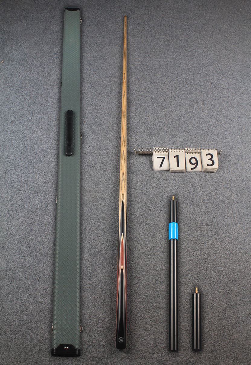 1 piece ash snooker cue # 7193 WOODS CUES