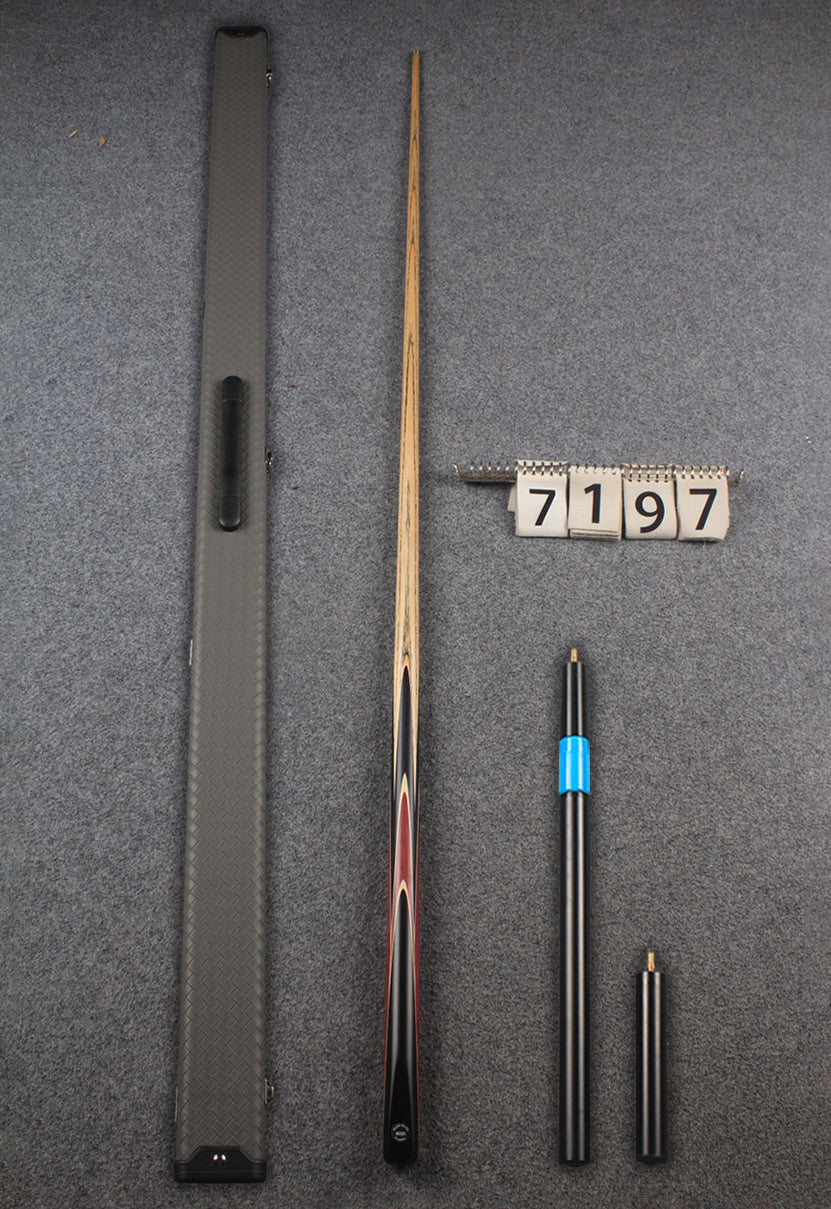 1 piece ash snooker cue # 7197 WOODS CUES