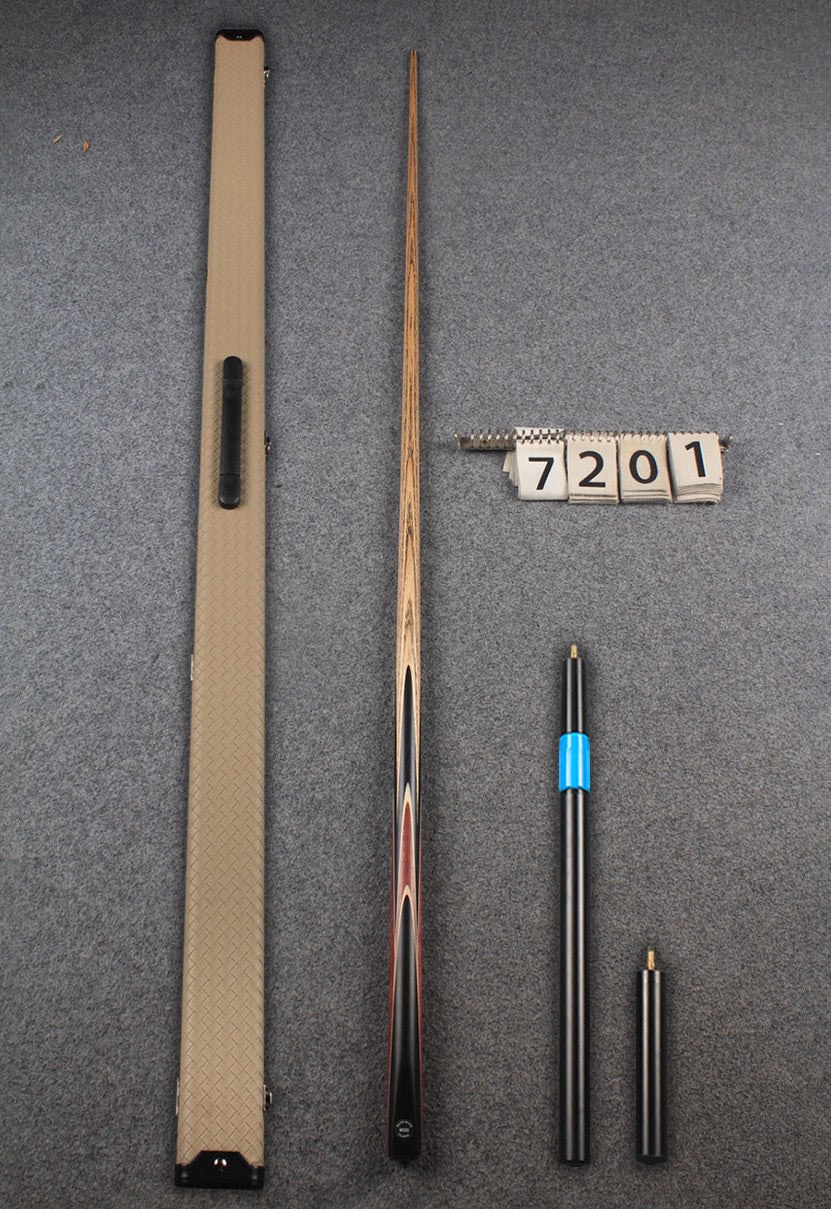 1 piece ash snooker cue # 7201 WOODS CUES