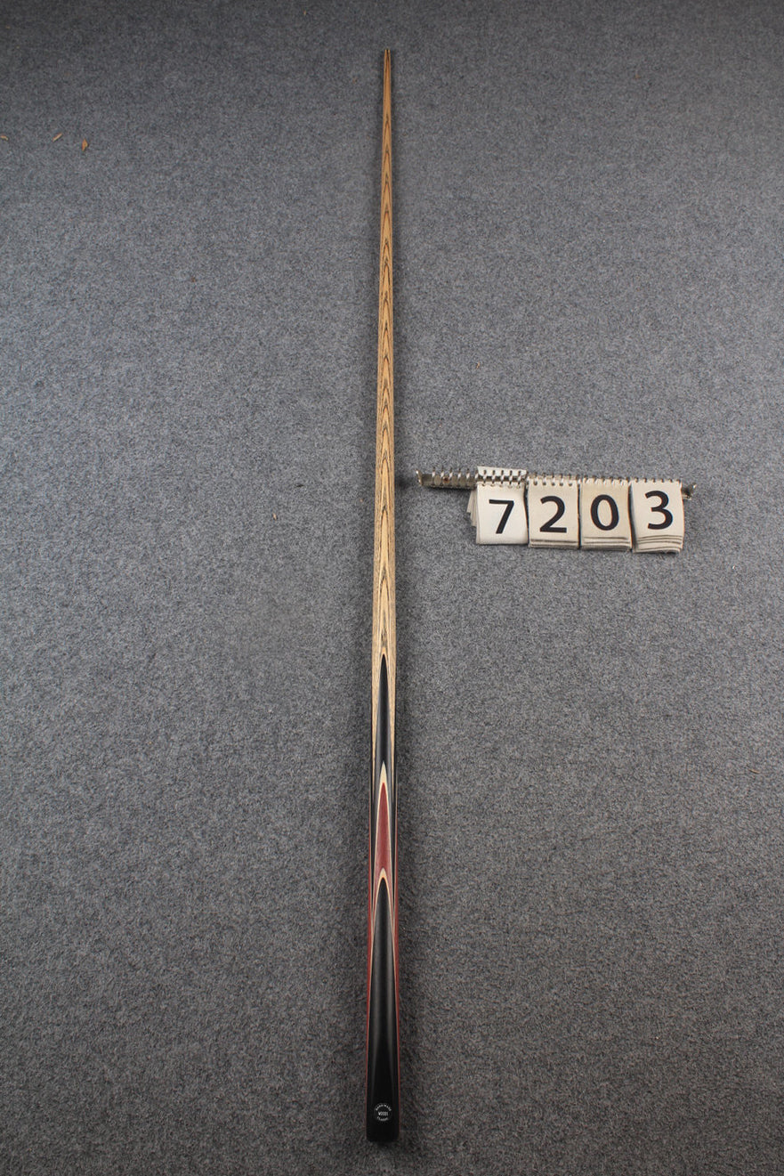 1 piece ash snooker cue # 7203 WOODS CUES