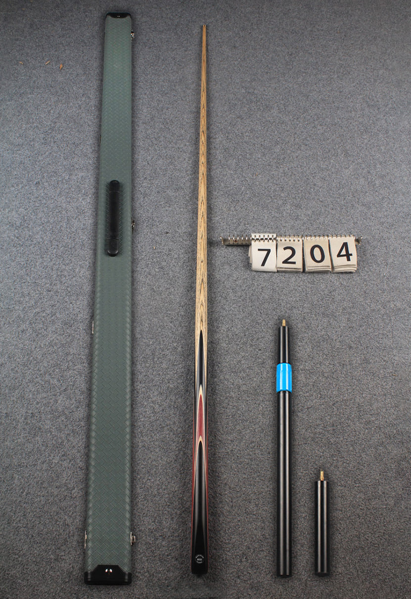 1 piece ash snooker cue # 7204 WOODS CUES