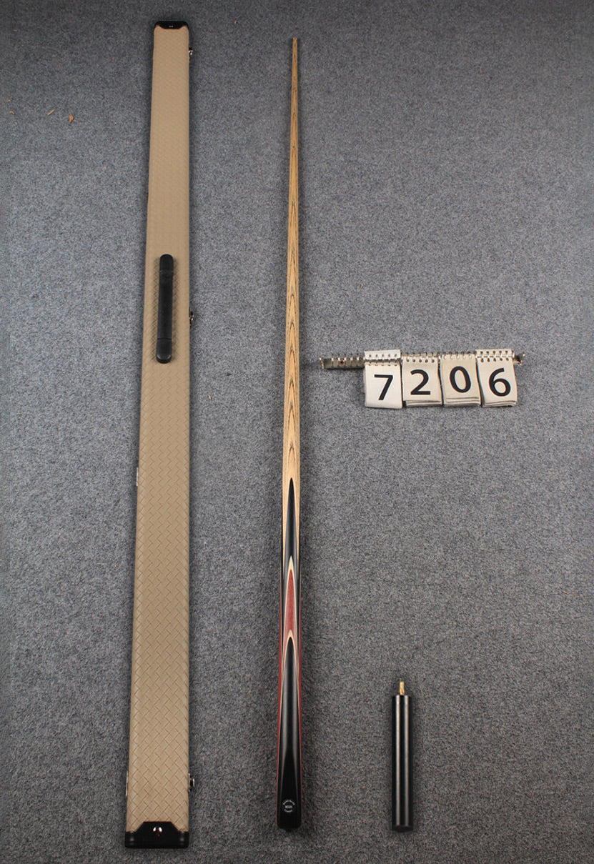 1 piece ash english pool cue # 7206